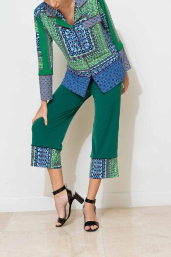 Leduc Pants Blue/Green - S