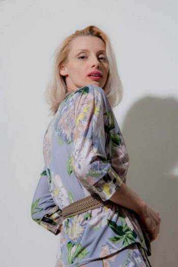 Whitecourt Top Floral Army