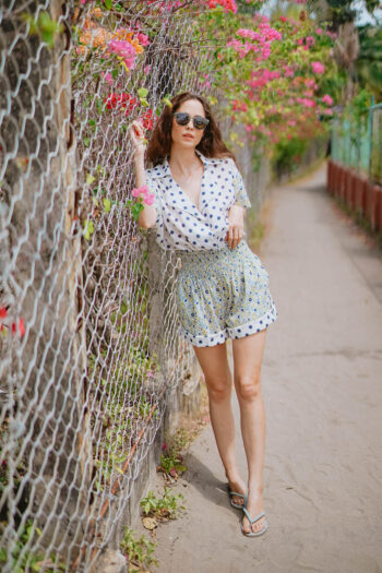 Cameron top and Courtney shorts