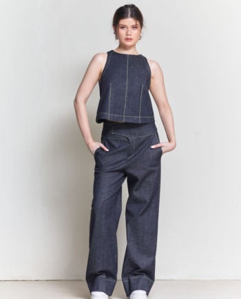 Lucca pants and Barkley apron top
