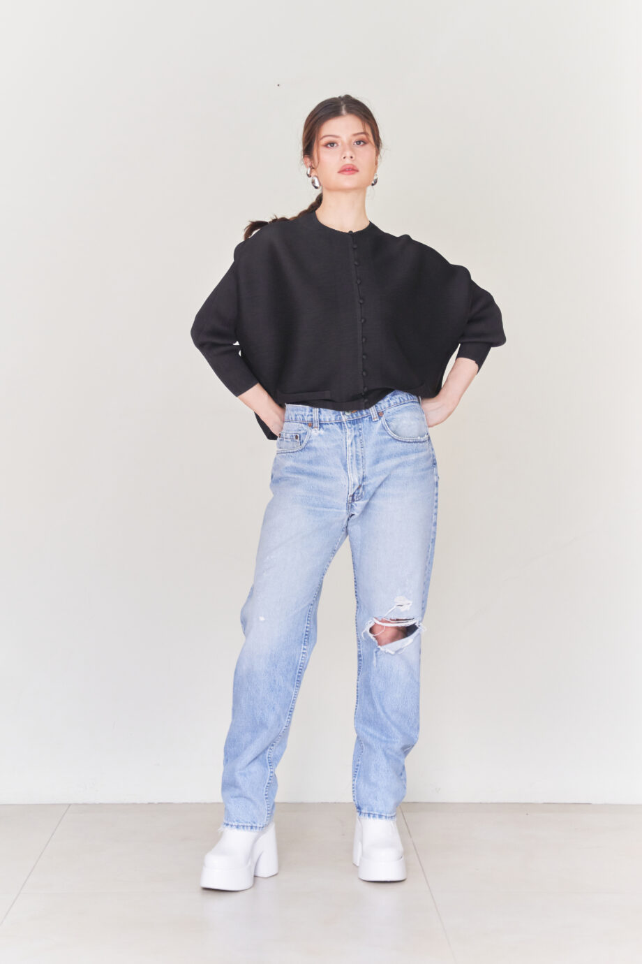 Beaumont Plisse Cardigan