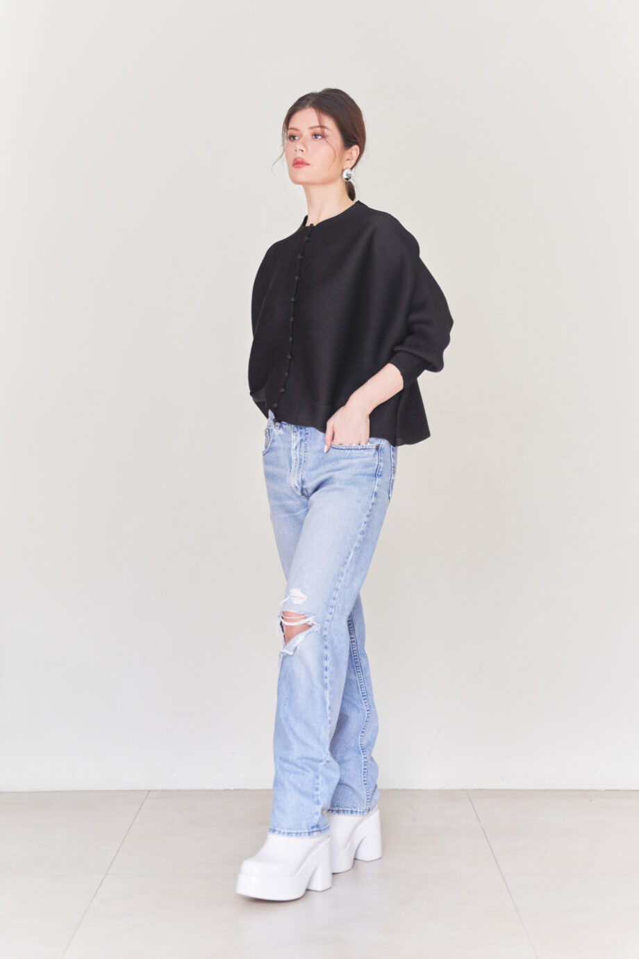 Beaumont Plisse Cardigan
